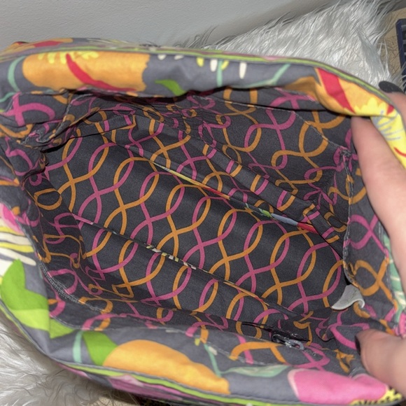 Vera Bradley Jazzy Blooms Print Messenger Bag Purse 🌼 - Picture 3 of 10